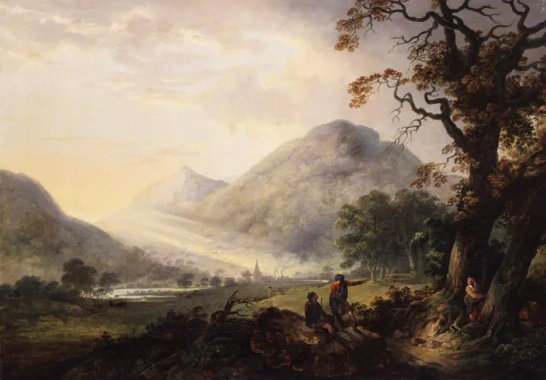 The Grampians painting from Alexander Nasmyth