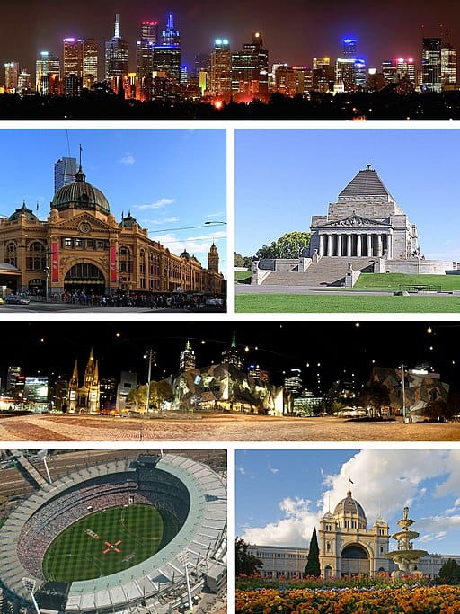 Montage of Melbourne City