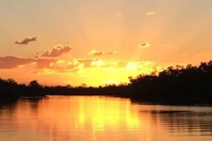 Sunset cruise Outback Queensland