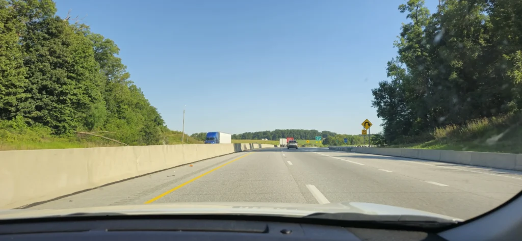 Interstate Freeway in Pennsylvania